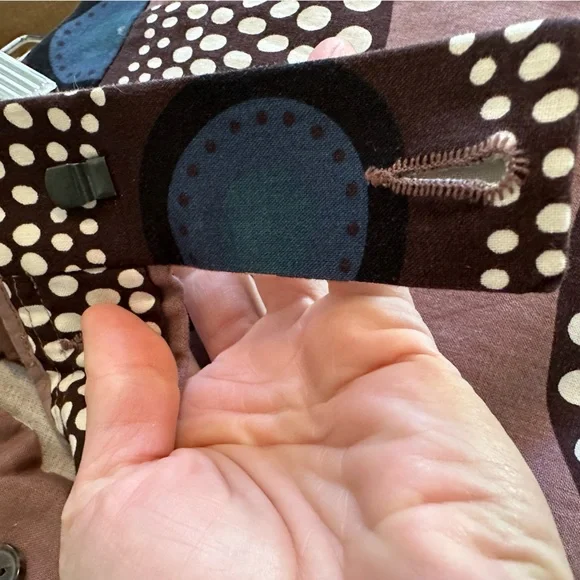 Marni Ankara print dusty mauve abstract-print cotton shorts - size 40 (4/6 US) - Picture 8 of 9